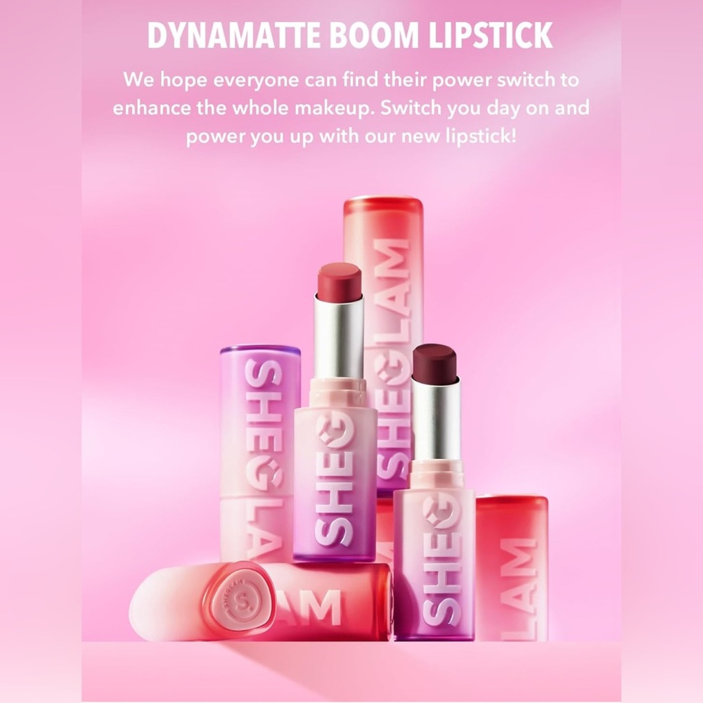 SHEGLAM DYNAMATTE WATERPROOF MATTE LIPSTICK 💄IN GOTCHA - Picture 6 of 15